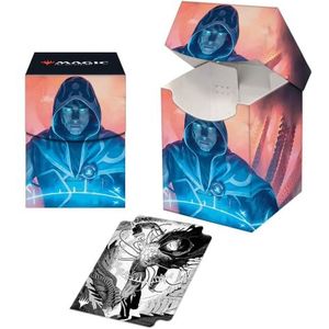 Ultra Pro - Magic: The Gathering Phyrexia All Will Be One - 100+ Card Deck Box (Jace, the Perfected Mind) Protect & Store Collectible Cards, Trading Cards, & Gaming Cards, Self Locking Lid Deck Box