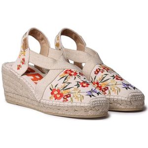 TONI PONS - Montjou - Espadrilles - Dahlia - Met Sleehak