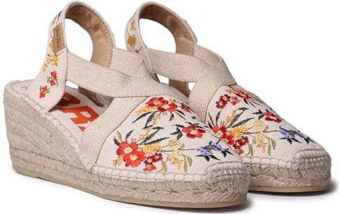 TONI PONS - Montjou - Espadrilles - Dahlia - Met Sleehak