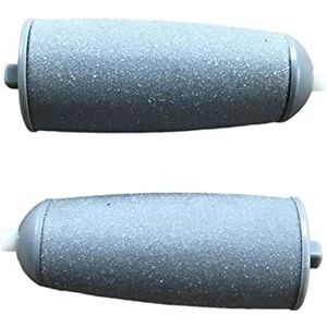 2 Pcs Vervanging Rollen Voetverzorging Gereedschap Voor Elektrische Voeten Eelt Removers Licht Grijs Fijn Zand