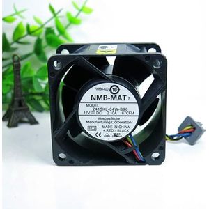 NMB 2415KL-04W-B96 DC12V 2.10A 6038 4-wire PWM server cooling fan