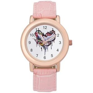 Peace by Jody Stalen Horloges voor Vrouwen Mode Sport Horloge Dames Lederen Horloge