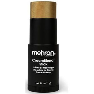 Mehron Make-up CreamBlend Stick | Gezichtsbeschildering, lichaamsbeschildering en foundation make-up | Lichaamsverf stift (goud)
