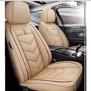 Autostoelhoezen Volledige Set Aangepast Voor Jaguar XE 2015-2018, Leer Voor Achter Achterbank Hond Huisdierbeschermers Kussen Seat Cover Sets Seasons Seat-Accessoires