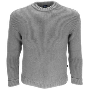 Blauer Peter - Schipperstrui met ronde hals - scheerwol - 9 kleuren, Kleur:Grijs-mottled, Grootte:44