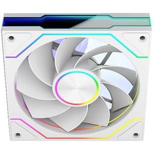 YUGSHNKFC Geavanceerde Koeling 120mm PWM PC-Ventilator met ARGB-Verlichting Infinitys die Ontwerpen voor Desktops en Werkstations spiegelen