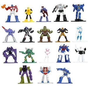 Transformers Wave 3 Set van 18 gegoten Nano Metalfigs, speelgoed voor kinderen en volwassenen, 4,2 cm