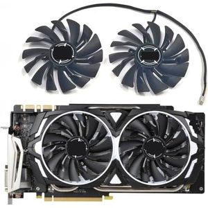 95MM PLD10010S12HH GTX 1080 ARMOR GPU-ventilator, voor MSI voor 1080Ti 1070 1060, RX 470 570 580, R9 380 videokaartkoelventilator