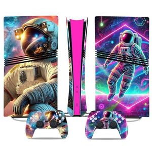 Voor PS5 PRO Skin Digital Edition Console En Controller Vinyl Cover Skins Wraps Krasbestendig, Compatibel Met Voor PS5 Digital Edition Pro 34262 Geen Schuimvorming Bubbelvrij