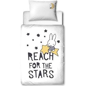 termana - Nijntje Haas - Babybeddengoed - Flanel - 135 x 100 cm - Inclusief Kussensloop 40 x 60 cm