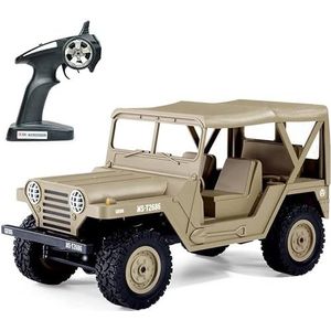 RC militaire vrachtwagen, off-road afstandsbediening auto 2,4 Ghz 4WD 1:14 schaal RC Amerikaanse militaire kaart, speelgoedvoertuig voor kinderen kinderen jongen cadeau