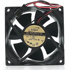 ADDA AD0812UB-A71GL 8025 8cm 12V 0.45A 2-wire gale volume inverter chassis cooling fan