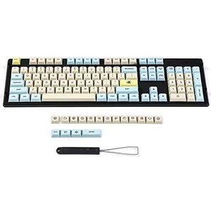 Moon Landing XDA Profiel PBT 121 165 Toetsen Dye Sub Dye Gesublimeerde Keycap Set Geschikt voor ANSI MX Schakelaars Mechanisch Toetsenbord (121 Toetsen Edition)