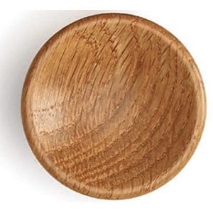 Gedotec Meubelknop hout | 1 stuk - meubelknoppen | D: 38 mm | DISC 0530 | knop eiken bruin - meubelknoppen hout - natuurlijk design | kastknop ladeknop keukengrepen deurgrepen