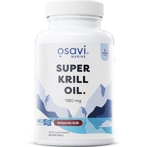 Osavi Super Krill Oil, 1180mg - 120 softgels