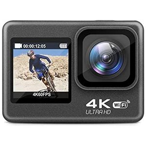Sportcamera 4K 60 Frames Touch Dual Screen WiFi Camera Sports DV(Size:Q60ER)