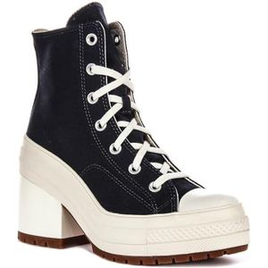 Converse Chuck 70 Deluxe hakken voor dames, obsidiaan wit zwart, 39 EU