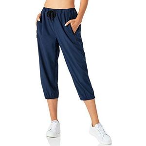 Butrends Cropped broek voor dames 3/4 Lengte Broek Workout Joggingbroek Casual Wandelen Broek Met Ritszakken