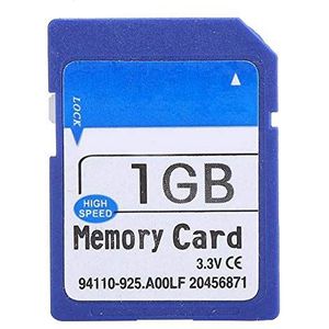 SD-geheugenkaart met adapter 1G 2G 8G 16G 32G 64G, High Speed draagbare geheugenkaart lezen en schrijven, van toepassing op MP3 MP4 Camera SLR Game Machine-luidspreker, wit, blauw(1G)
