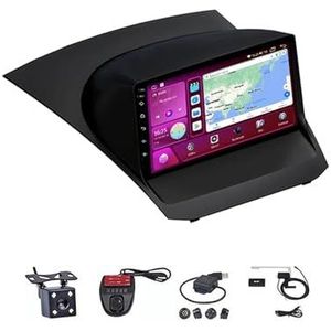 Android Double Din Car Stereo 9 Inch Touchscreen Autoradio Autotoebehoren Multimedia Stuurwielbediening met Navigatie Plug And Play Voor Ford Fiesta 2009 2010-2017(M700S 4G+WIFI 8G+128G)