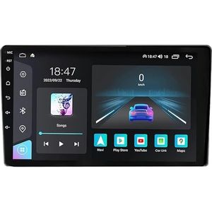 Android 14 Bluetooth autoradio voor Nissan Pathfinder R51/Navara D40 2004-2014 9 Inch 2 Din Car Stereo Radio met CarPlay AHD Omgekeerd beeld Bedieningselementen op het stuur(B,S7 8G+256G)