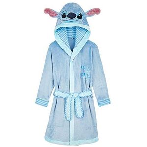 Disney kinderkamerjas, Lilo en Stitch, Lion King, Mickey, badjas cadeaus voor meisjes en jongens, Blauw, 13-14 jaar