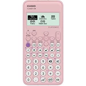 Nieuwe Casio FX-83GTCW roze wetenschappelijke rekenmachine
