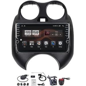 Android 11 2 DIN Autoradio Stereo 9 inch Screen voor Nissan March K13 2010-2013 Carplay Android Auto GPS-navigatie Bluetooth 5.0 RDS FM AM DAB+ Radio Stuurbediening Voice Control (Size : K200S)