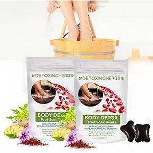 Ontgiftende Kruiden Reinigende Voet Soak Beads,Herbal Detox Vormgevende Reiniging Voet Soak Beads Body Detox, Phytotanische voetenbadparels,kruiden detox voetbad kralen (20st)
