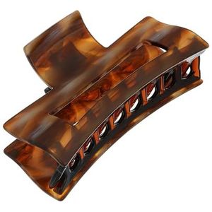 France Luxe Grote Uitsnede Rechthoek Kaak - Onyx