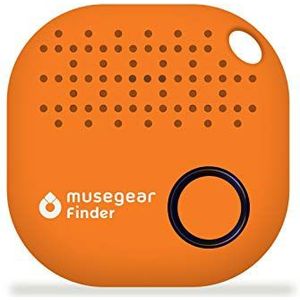 musegear Key Finder met Bluetooth App uit Duitsland I Maximaal gegevensbescherming I oranje 1 pakje I Vind een sleutel