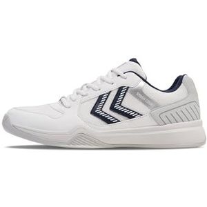 hummel All Court Handbalschoenen, uniseks, helder wit/LUNAR rok, 37 EU, Bright White Lunar Rok, 37 EU