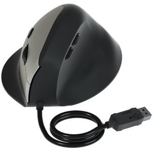 Kalttoy Verticale USB-Koordmuis met 6 Aanpasbare Knop 1600DPI Ergonomische Desktop