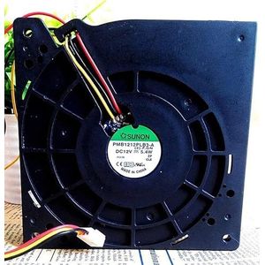 For 31.4CFM, 3-Wire Design for Efficient PMB1212PLB3-A 120mm 12V High Air Volume Turbo Fan - 5.4W, 2100RPM, LMNCBVYA