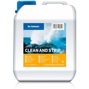 Dr. Schutz Vloerreiniger R 5 L voor elastische vloerbedekkingen, vloerreiniger voor vinyl, pvc, CV, linoleum, natuursteen, kunststeen, rubber, kunststofreiniger, WPC-reiniger, tegelreiniger
