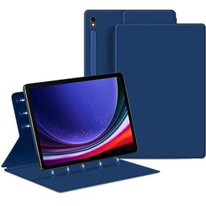 Tabletzakken hoesje Magnetische hoes compatibel met Samsung Galaxy Tab S9 Case X710/X716B/X718U 11 inch slanke tablethoes, magnetische bevestiging, hoes Auto Wake/Sleep Tablet Pc Zaak (Color : Blu)