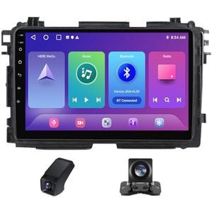 Carplay autoradio 2 Din geldt voor Honda Vezel HR - V HRV HR V 2015-2017 met Android Auto Bluetooth 9 inch touchscreen autoradio met GPS stuurwielbediening + achteruitrijcamera(C10)