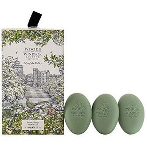 Lily of the Valley (Woods of Windsor) by Woods of Windsor Three 2.1 oz Luxury Soaps 2.1 oz / 62 ml (Women)