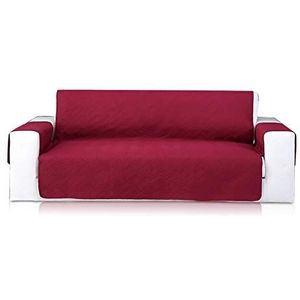 PETCUTE Sofa Cover Sofa Protector Moderne Sofa Covers Sofa Throw bankhoezen Meubelbeschermer 3-zits Wijnrood