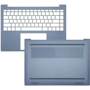 Palmrest Case Boven- en onderkant Base Case Cover Compatibel met HP 14-EW 14T-EW 14Z-EW 14-EY 14Z-EY Laptop Blauw