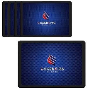 Gamerking SSD 2,5 SATA III 64 GB hoogwaardige interne solid-state drive voor desktop laptop 5 eenheden pakket [64 GB (5 pakketten), 2,5-SATA3]