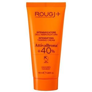 Rougj Lichaamsbruiningscrème op basis van carroten – 100 ml – caroteen crème voor bruining – versneller bruining met riboflavine vitamine B2, ATP, glycerine en UnipertanVeg ActivaBronz + 40%