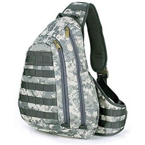 emansmoer Unisex Sling borst tas Camo Vintage Messenger Crossbody tas militaire leger outdoor schouder rugzak