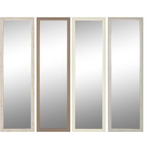 Home ESPRIT Wandspiegel wit bruin beige grijs glas polystyreen 36x2x125cm (4 stuks)