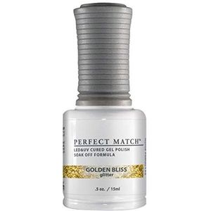Lechat Perfect Match UV/LED Nail Gel and Polish - gouden Bliss, per stuk verpakt (1 x 15 ml)