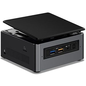 Intel NUC NUC7i3BNHXF 7th gen Intel® Core i3 i3-7100U 4 GB DDR4-SDRAM 1000 GB HDD Nettop Black, Grey Mini PC Windows 10 Home - Intel NUC NUC7i3BNHXF, 2.4 GHz, 7th gen Intel® Core i3, i3-7100U,