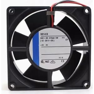 LMNCBVYA 3314H DC 24V 210mA 5W 2-Wire Inverter Fan - High Efficiency 92x92x32mm Solution