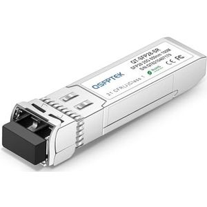 QSFPTEK 25G SFP28 Module 850nm, 100m VSEL+PIN Multi-Mode Transceiver 25GBASE-SR SFP28 optische transceiver module voor Cisco SFP-25G-SR-S, tot 100m met DDM