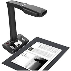 Draagbare documentscanner Draagbaar 1 8MP HD DOC CAM-boekcanner, A3-documentscanner met OCR Visualizer for schoolbibliotheekschool voor desktop/laptop