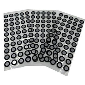 PET 3D-scanmarker, zelfklevende printbare 3D-referentiescanner, reflectiemarkeringsfilm, stipsticker voor ondersteunde positionering, kalibratie(Inner 6mm outer 10mm,1000PCS)